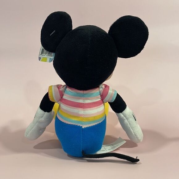Just Play Disney Mickey Mouse Easter 2021 Plush Doll Pastel Shirt 10”NWT EUC - Picture 3 of 8